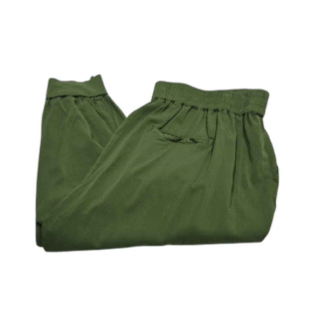 11 Honore Green Jogger Style Pant Plus Size 2X Comfy Classic